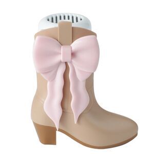 Aroma Accents Fragrance Plug-in Brown Boot Pink Bow Oil Warmer Bath Kitchen Gift